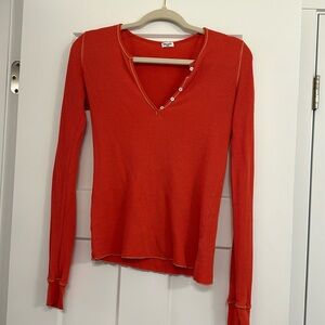 Women’s size large splendid thermal long sleeve top